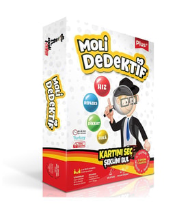 Moli Dedektif  Kartını Seç Şeklini Bul Kutu Oyunları - Mavi Su Dünyası (Çok Renkli)