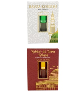 Medine Ravza Kokusu Ve Kubbetüs Sahra Kokusu Alkolsüz Esans 3ml