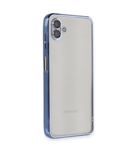 Samsung Galaxy A04 Kılıf Razer Lensli Silikon - Açık Mavi
