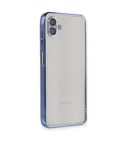 Samsung Galaxy A04 Kılıf Razer Lensli Silikon - Açık Mavi