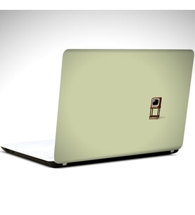 Televizyon Minimal Laptop Sticker 13 İnch (34X24CM)