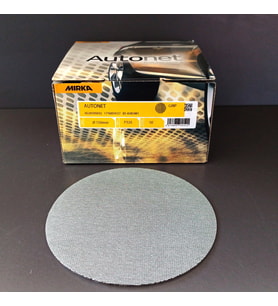 MIRKA ZIMPARA EPOKSİ OTOMOTİV TEKNE MOBİLYA AUTONET SERİSİ 320 KUM CIRTLI 150 MM  50 ADET (Metal)