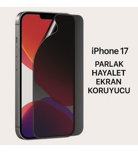 Lensun Nano Parlak Hayalet (Yandan Görünmeyen) Ekran Koruma – iPhone 17