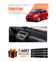 HONDA JAZZ (2002-2008) Uyumlu Torpido Koruma Örtüsü Oto Kılıfı - Siyah
