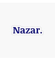 Nazar Araba Leptop Duvar ve Cam Yüzeyine Uygun 17cm md3