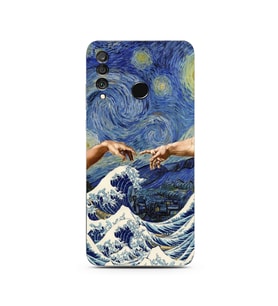 Huawei P30 Lite Uyumlu Baskılı Yumuşak Silikon Şeffaf Telefon Kılıfı