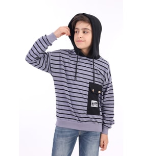 Toontoy Erkek Çocuk Sweatshirt (Gri)