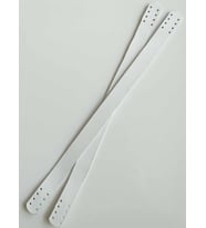 Angel Çanta Aksesuar 35X2 Cm Gerçek Deri Çift Sap Açık Beyaz