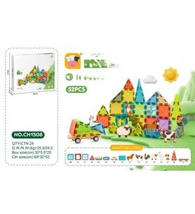 Magnetic Blok 5.5 cm 52 Parça