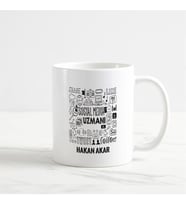 Sosyal Medya Uzmanı Kupa Bardak (3. Tasarım) (Beyaz)