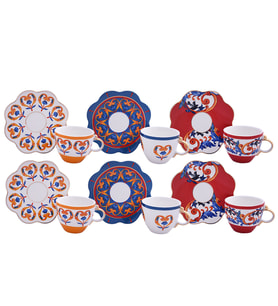 Gıselle Bone 6 lı Kahve Fincan Seti