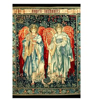 Sanat ve El Sanatları Hareketi. Angeli Laudantes. Edward Burne-Jones Tablo Ahşap Poster Dekoratif