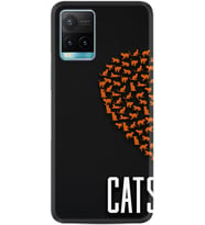 Vivo Y11S Y21S Y20 Y20S Y70 Kılıf Desemli Silikon Cats 1792