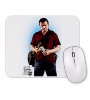 GTA V Franklin Clinton e Chop Mouse Pad