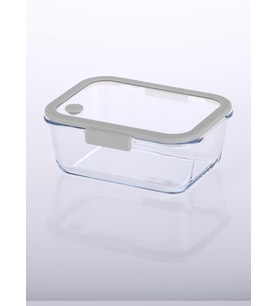Neoflam Fika Glace Vakumlu Cam Saklama Kabı 1200 Ml Gri
