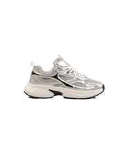 Playup Beyaz Fileli Erkek Spor Ayakkabı MS-251-530 M (Gümüş)