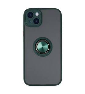 İphone 14 Montreal Yüzüklü Kapak - Yeşil