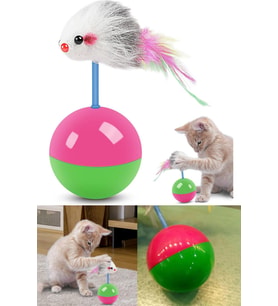 Kedi Oyuncağı Fare Desenli Hacıyatmaz