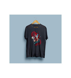 Oversize Death Day Mexico Tasarım Unisex T-shirt