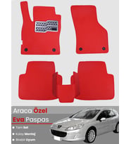 PEUGEOT 407 STATİON WAGON (2004-2010) Uyumlu EVA Paspas Tam Set–Araca Özel,Oto Paspas