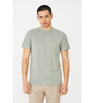 Haki Yeşil Basic Bisiklet Yaka Erkek T-Shirt