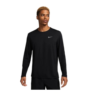 Dri-Fit Uv Miler Erkek Siyah Koşu Sweatshirt