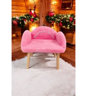 Çocuk Sandalyesi, pembe Rengi, Çocuk Pufu , Sırtlı Puf , Çocuk Puf, Çocuk Dinleme Koltuğu