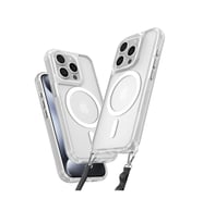 Apple İphone 15 Pro Max Kılıf Enka Magsafe Silikon Kılıf - Şeffaf