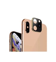 Apple iPhone XS Max Uyumlu Zore CP-03 iPhone 11 Pro Max Kamera Lens Dönüştürücü (Gold)