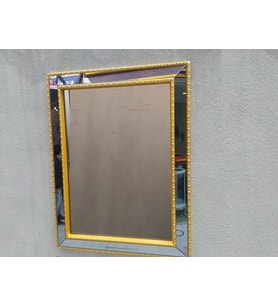AYNA-Dresuar 18198 HAYAL MODEL Parlak Gold Renk  Kayın torna Kutu sevk El Yapım