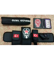 ÖZEL GÜVENLİK TESİSAT BEL KILIFI(+)ÖZEL GÜVENLİK ROZETLİ CÜZDANI(+)ÖZEL GÜVENLİK PALASKASI (3-AD) URUN,SATINAL,SIVILE SATILMAZ.