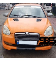 Hyundai Accent Era Uyumlu Piano Black Kaput Üstü Havalandırma Izgarası
