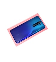 Xiaomi Redmi NOTE 8 PRO Arka Kapak Batarya Kapağı (Cam Kamera Camı) Mavi