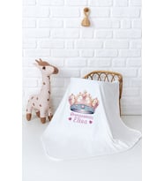 Pia Baby Premium %100 Pamuk Çift Kat Penye Bebek Battaniyesi 80x80 cm 5047-11 (Krem)