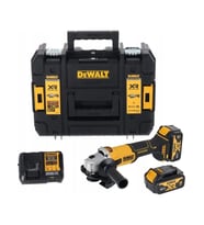 Dewalt DCG407M2T 18 V Çift Akülü 4 Ah Avuç Taşlama Makinesi