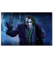 Cakatablo Heath Ledger Joker Ceket Aksesuarı Pimi Görseli MDF Tablo