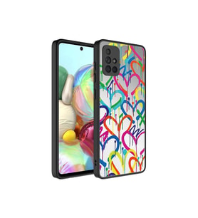 Samsung Galaxy A71 Uyumlu Kılıf Aynalı Desenli Kamera Korumalı Parlak Zore Mirror Kapak