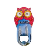 Malezya Temalı Baykuş Magnet Kapak Açacak (Karışık)