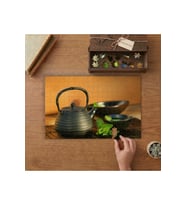 Çaydanlık - Nane Çayı Tasarımı 240 parça Ahşap Puzzle Ahşap Kutuda MP01638