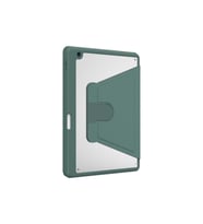Apple iPad 10.2 2021 (9.Nesil) 360° Dönebilen Standlı Nayn Kılıf (Koyu Yeşil)