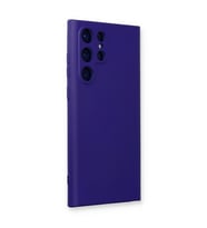 Galaxy S22 Ultra Kılıf Nano İçi Kadife  - Mor