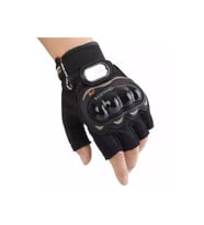PRO BIKER DARBELİ YARIM PARMAK BEDENLİ (Siyah)