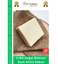 #eşeksütlü %100 Doğal Güzel Kokulu El Yüz Saç Vücut Orijinal Bitkisel Eşek Sütlü Sabunu 120g 10 Adet