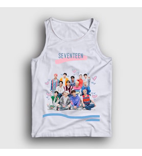 Presmono Unisex Beyaz Band K Pop Seventeen Atlet 547908tt