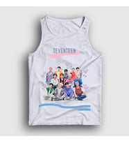 Presmono Unisex Beyaz Band K Pop Seventeen Atlet 547908tt
