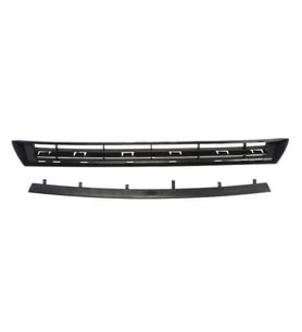 Citroen C4 Ön Tampon Panjuru Üst Siyah 2004-2008 (Oem No:  7414Jn)