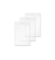 Mapi Kart Poşeti Dikey PVC NO:81 165 x 120 MM Şeffaf Dikey Kart Poşeti (100 Lü Paket)
