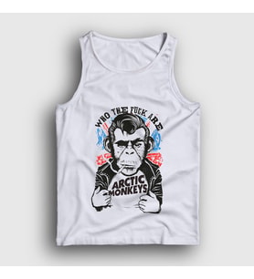 Presmono Unisex Beyaz Wtf Arctic Monkeys Atlet 15141tt
