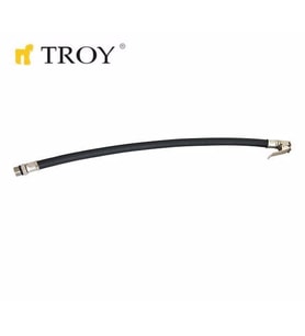 TROY 18604-R Lastik Şişirme Tabancası Yedek Hortumu (Siyah)