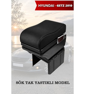hyundai getz 2010 kol dayama Siyah Lüks geniş model Yastıklı Deri